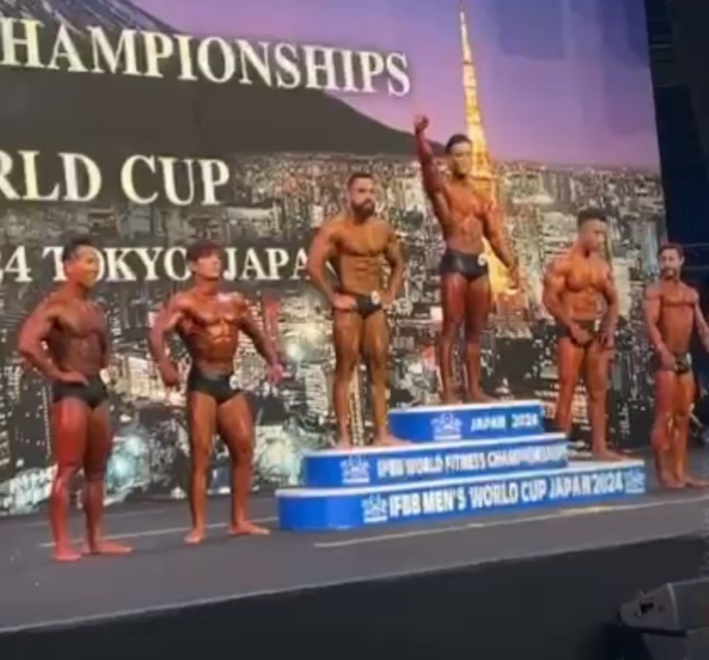 Fisiculturista da Ponte Alta conquista 2º lugar em campeonato internacional no&nbsp;Japão